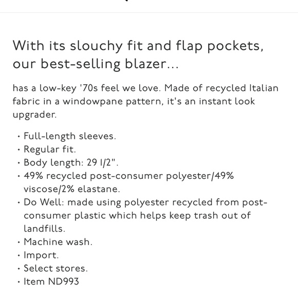 Madewell Blazer - Picture 9 of 9